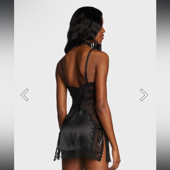 NWT Dolls Kill Sugar Thrillz Lunar Outdoor Courtship Lace Slip Dress - Picture 3 of 5